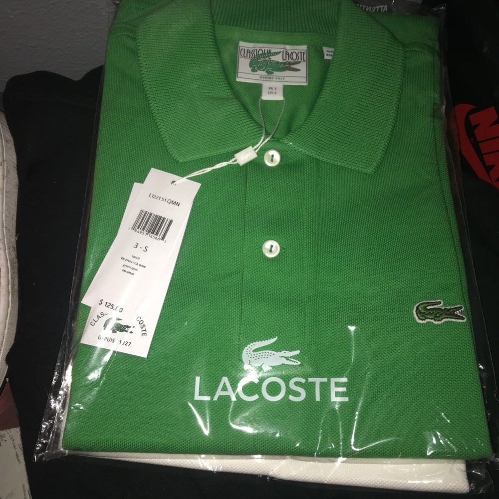 Lacoste polo shirts brand new